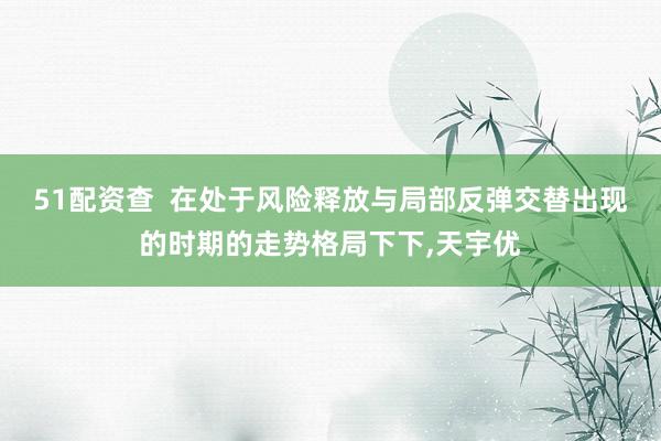 51配资查  在处于风险释放与局部反弹交替出现的时期的走势格局下下,天宇优